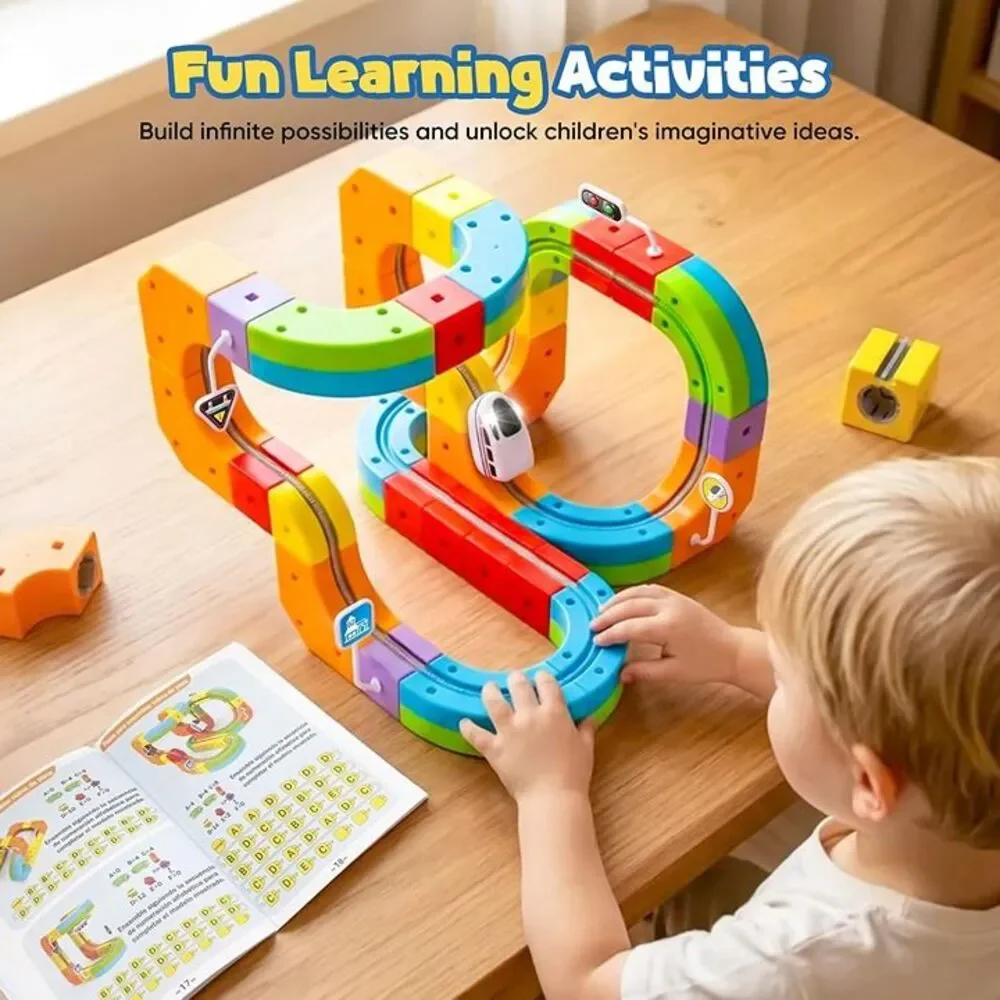 2 Pack 3D Flexible Train Race Track Set